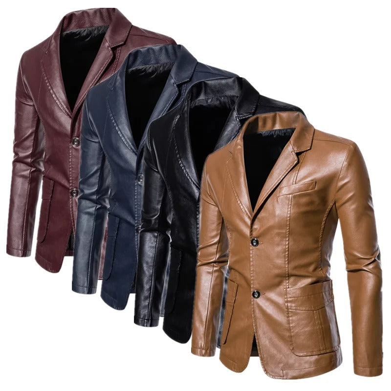 Arthur™ | Leather Business Casual Jacket
