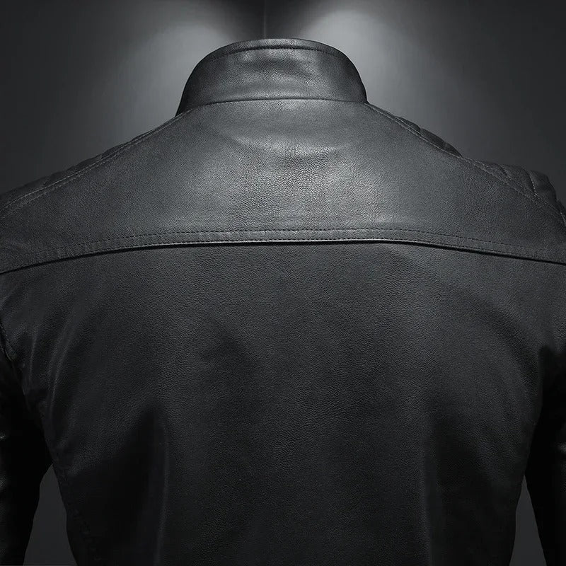 Harrison™ | Leather Jacket with Collar