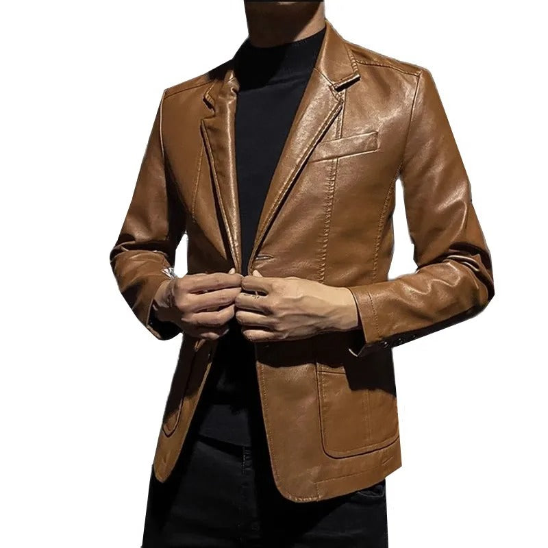Arthur™ | Leather Business Casual Jacket