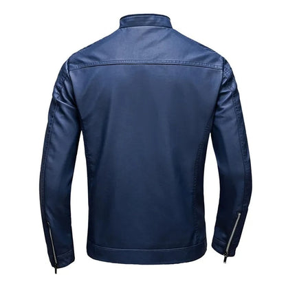 Harrison™ | Leather Jacket with Collar