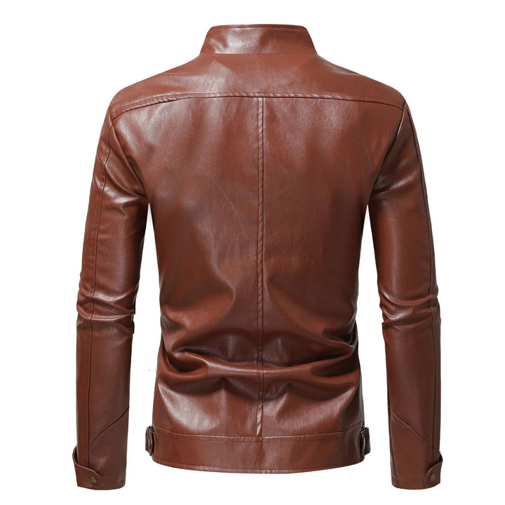 Charlie™ | Elegant Leather Men's Jacket