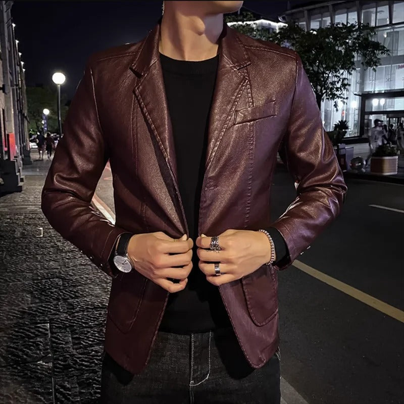 Arthur™ | Leather Business Casual Jacket