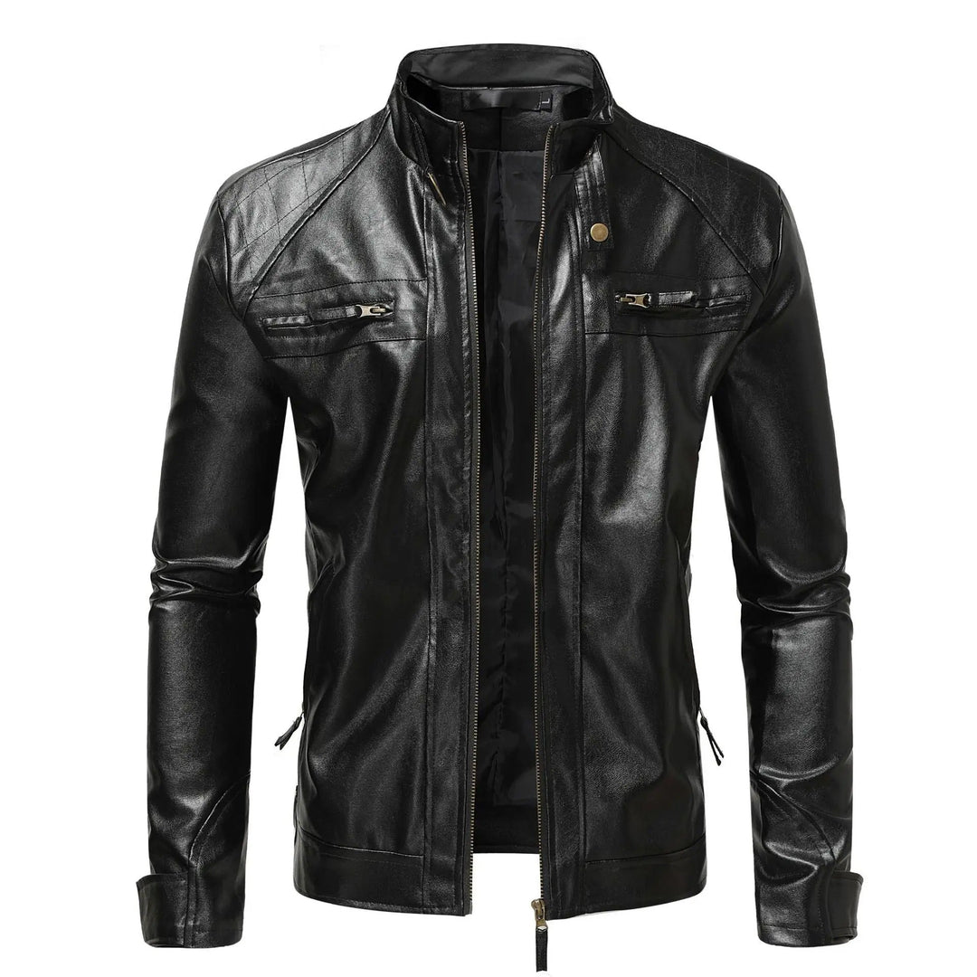 Charlie™ | Elegant Leather Men's Jacket
