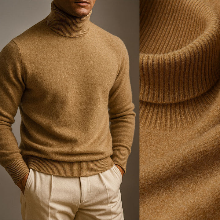 AVELYN LONDON™ | Men's High Neck Jumper
