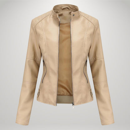 Ludmila | Elegant Leather Jacket