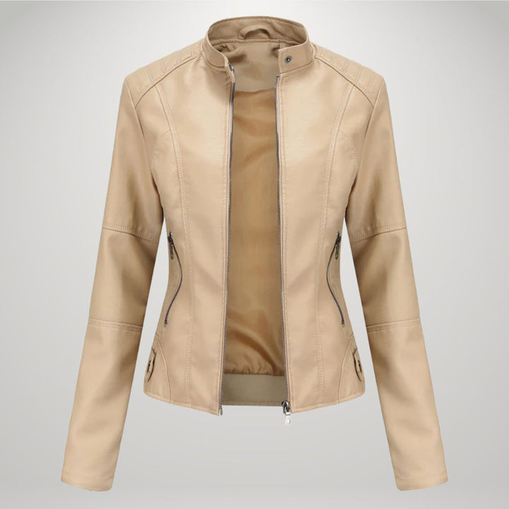 Ludmila | Elegant Leather Jacket