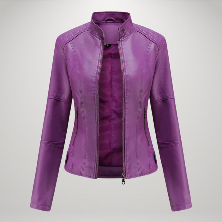 Ludmila | Elegant Leather Jacket