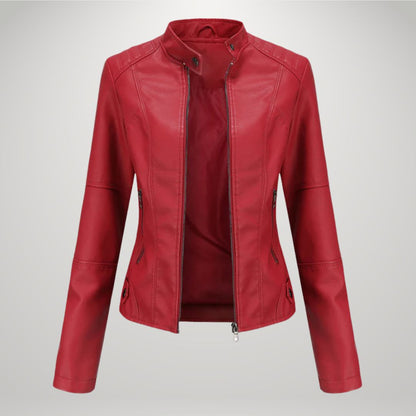 Ludmila | Elegant Leather Jacket