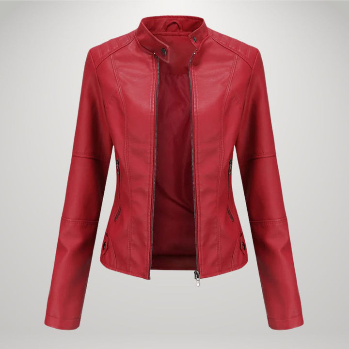 Ludmila | Elegant Leather Jacket