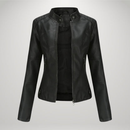 Ludmila | Elegant Leather Jacket