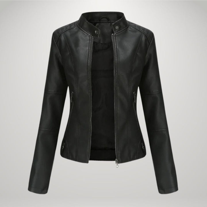 Ludmila | Elegant Leather Jacket