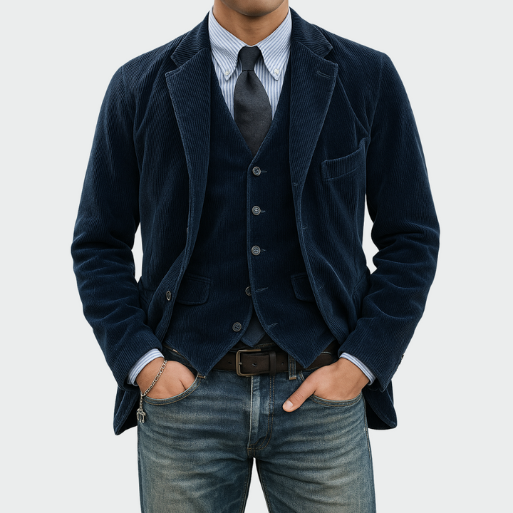 Tommy | Velvet Blazer and Waistcoat Set