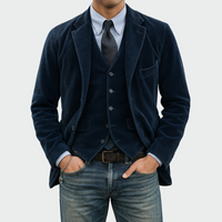 Grant | Velvet Blazer & Waistcoat Set