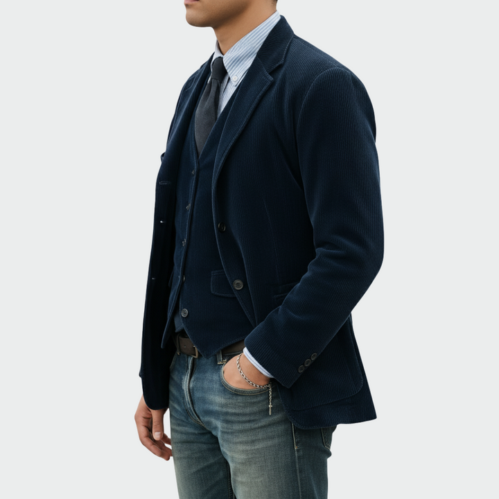 Tommy | Velvet Blazer and Waistcoat Set