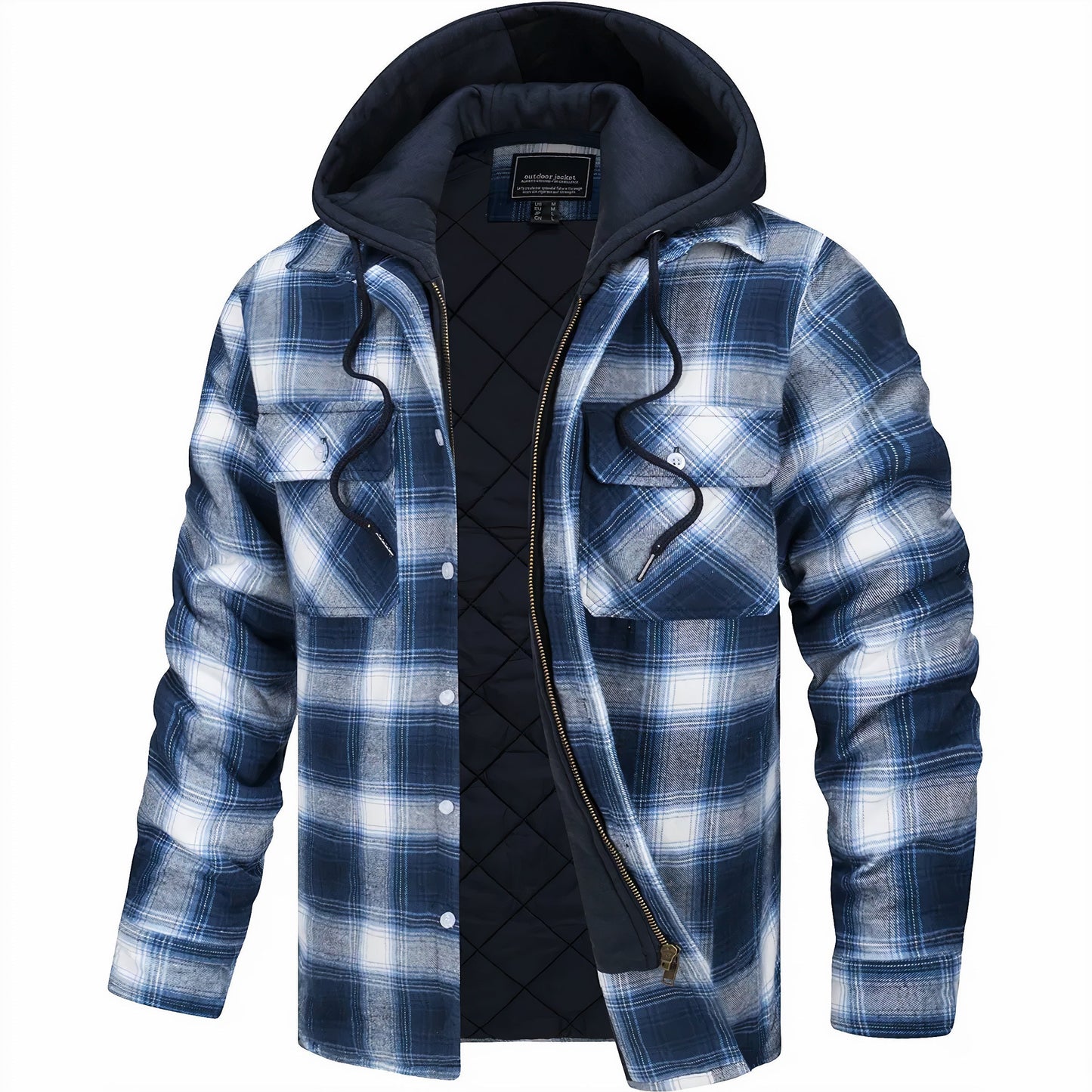 Callum | Premium Checked Zip-Up Jacket