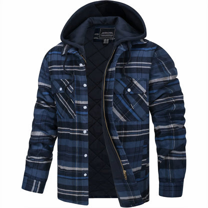 Callum | Premium Checked Zip-Up Jacket
