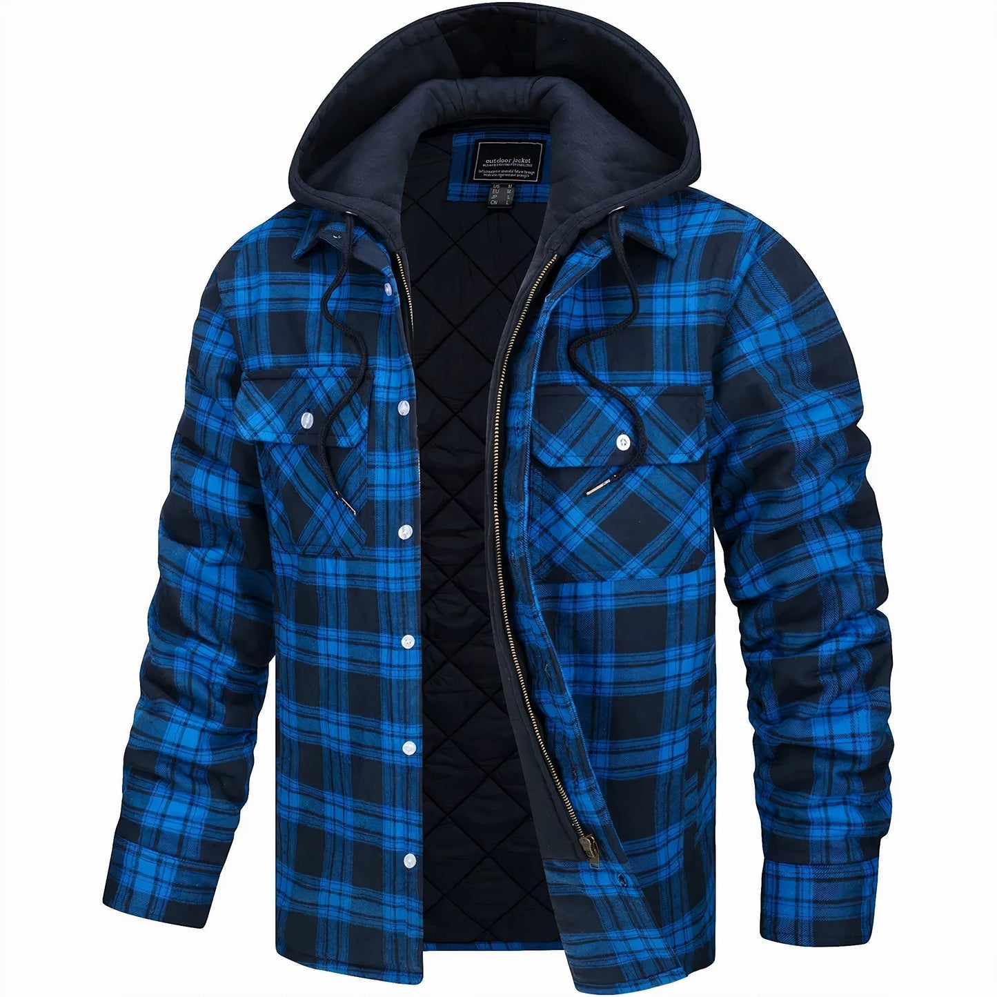 Callum | Premium Checked Zip-Up Jacket