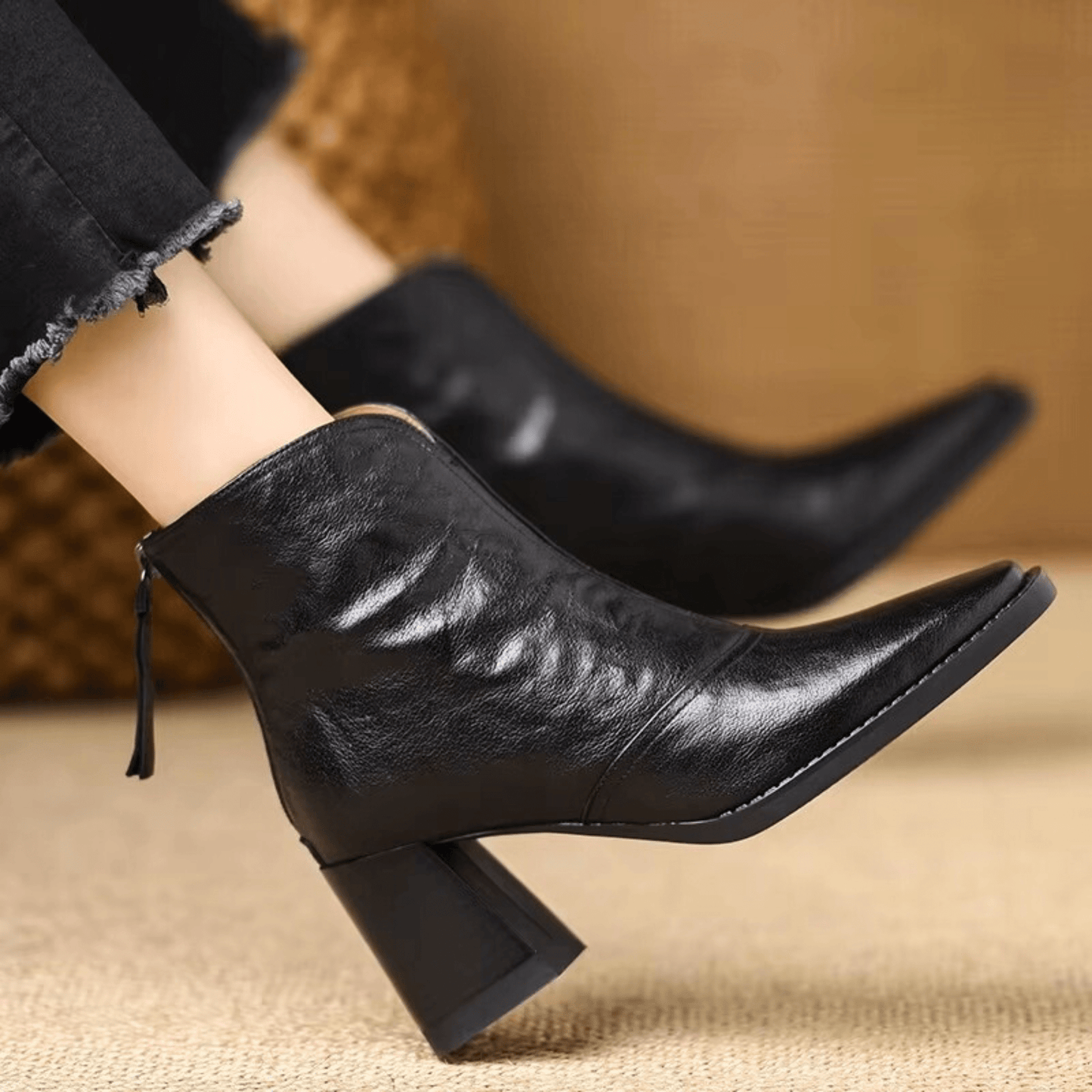 Zofia | Elegant Heeled Ankle Boots