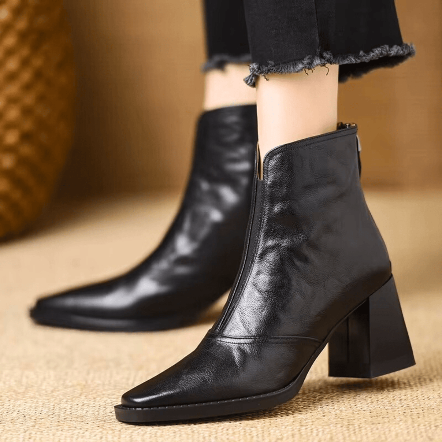 Zofia | Elegant Heeled Ankle Boots
