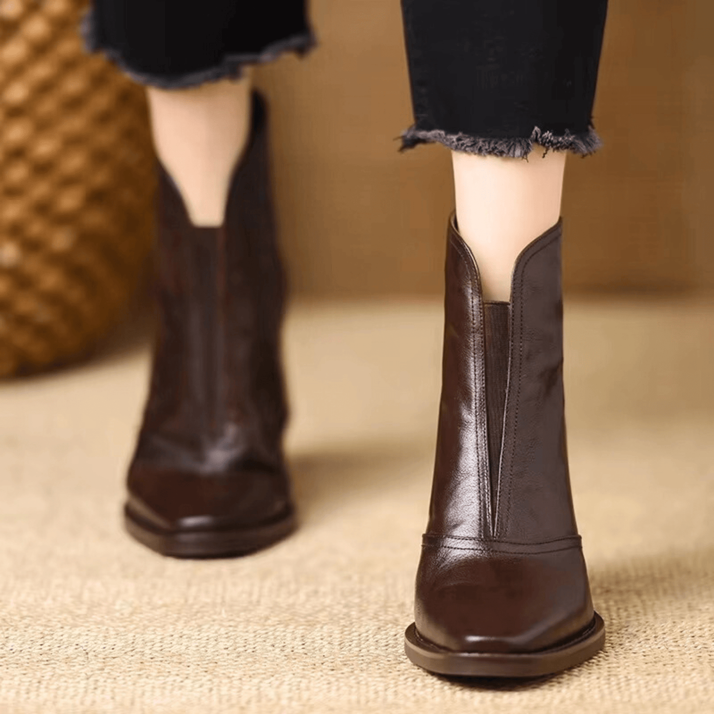 Zofia | Elegant Heeled Ankle Boots