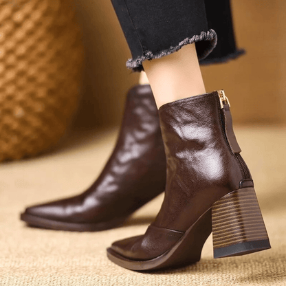 Zofia | Elegant Heeled Ankle Boots