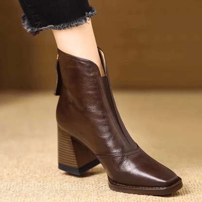 Zofia | Elegant Heeled Ankle Boots